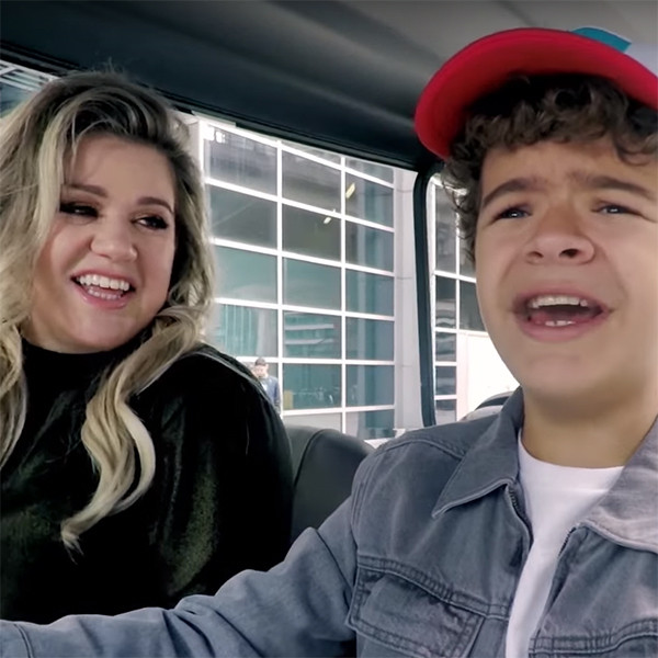 Kelly Clarkson, Gaten Matarazzo, Stranger Things, WE Day 2017 Kelly Clarkson, Gaten Matarazzo, Stranger Things, WE Day 2017